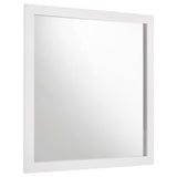 Ines - Dresser Mirror Holographic - White High Gloss