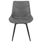 Brassie - Upholstered Swivel Dining Side Chair (Set of 2) - Gray