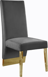 Porsha - Dining Chair with Gold Legs (Set of 2)