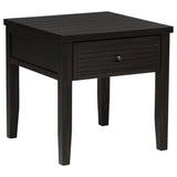 Concord - 1-Drawer Square End Table - Distressed Java