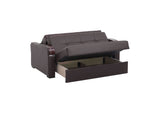 Ottomanson Sleep Plus - Upholstered Convertible Loveseat With Storage