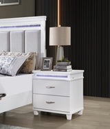 B230 - LED Nightstand - White