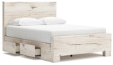 Lawroy - Panel Bed With Storage