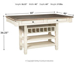 Bolanburg - Rectangular Dining Room Counter Table - Beige