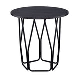Sytira - End Table - Espresso & Black