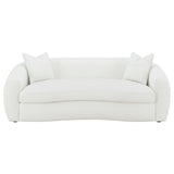 Isabella - Faux Sheepskin Upholstered Sofa Set