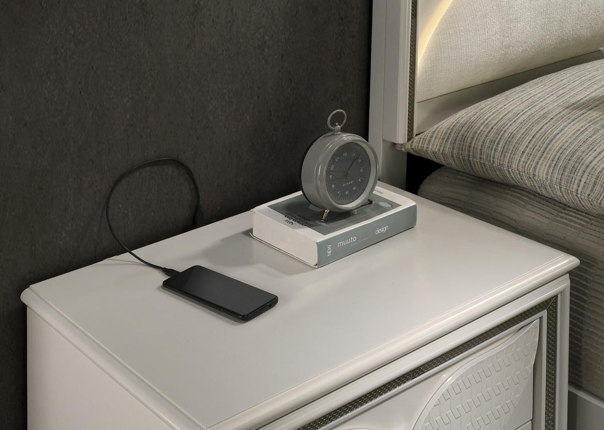 B029 - Nightstand - Mysterious Gold