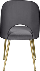 Logan - Dining Chair (Set of 2) - Gold Legs