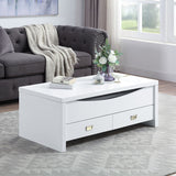 Ramiel - Coffee Table With Lift Top - High Gloss White