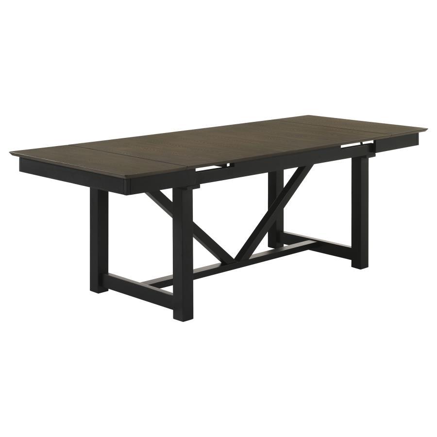 Malia - Refractory Extension Leaf Dining Table Set