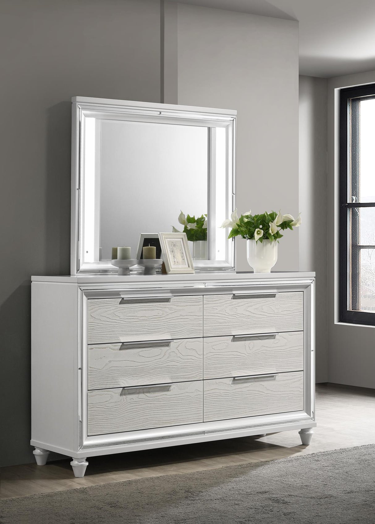 B027 - Mirror - Pale Almond