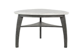 D8192 - 4 Piece Set (Triangle Bar Table, Two Bar Stools And Bench) - Light Gray