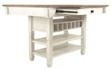 Bolanburg - Rectangular Dining Room Counter Table - Beige