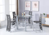 D324 - Pub Chairs (Set of 2) - Charcoal