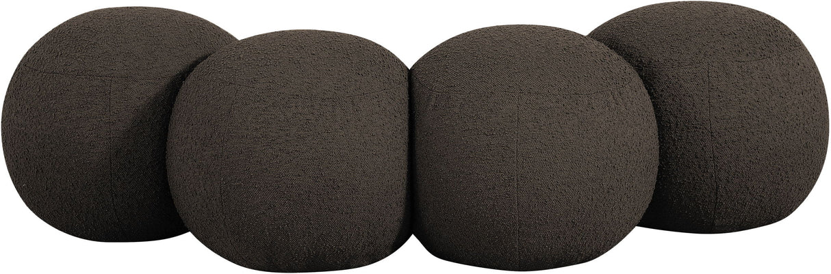 Apollo - Boucle Fabric Bench