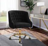 Arden - Office Chair with Gold Legs