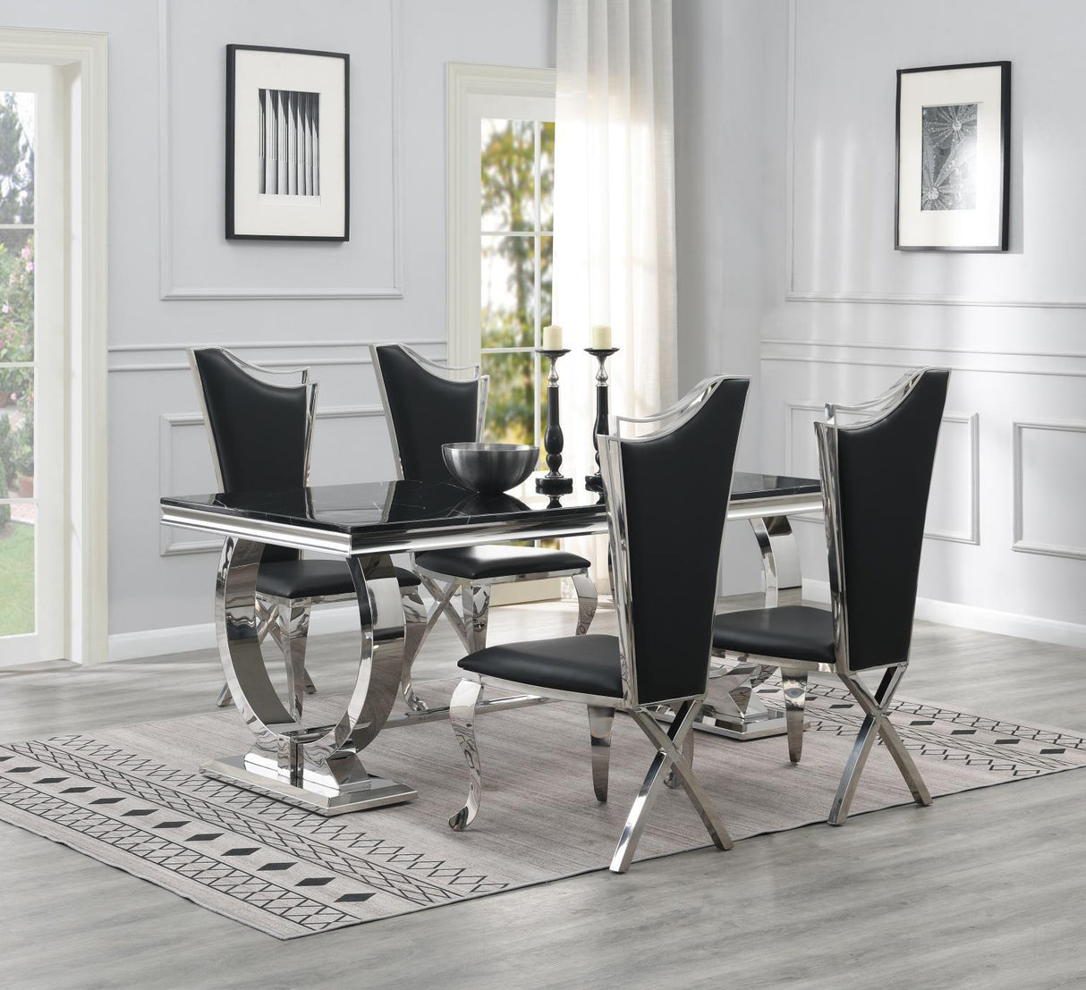 G-082-T-BLACK - Dining Room Set
