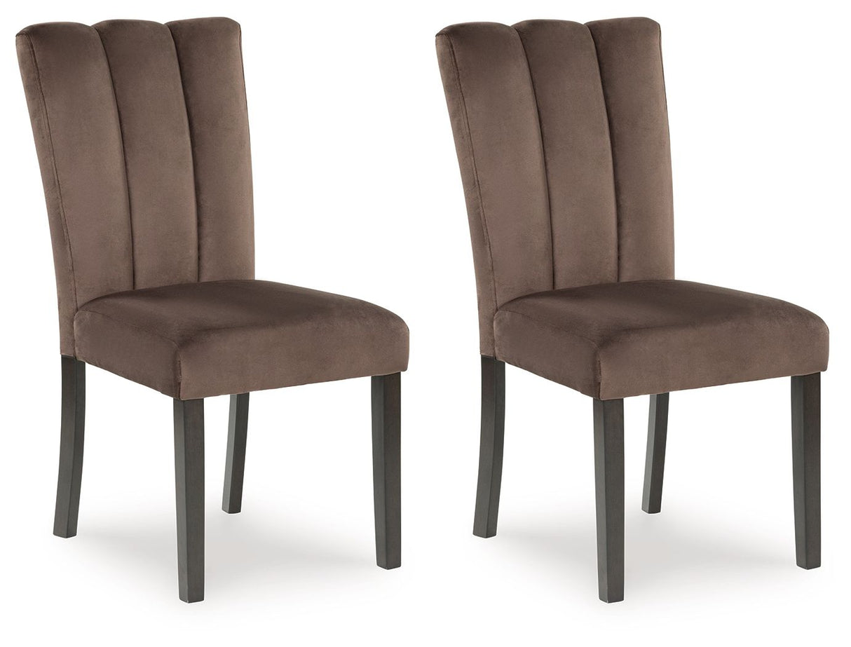 Jeshina - Dining Upholstered Side Chair (Set of 2) - Mocha