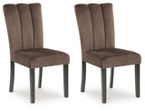 Jeshina - Dining Upholstered Side Chair (Set of 2) - Mocha