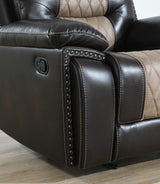 U141 - Motion Glider Loveseat - Brown
