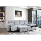 Sleeper Sofa With Storage Chaise - Grey