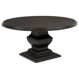 Twyla - 60" Round Wood Dining Room Table - Dark Cocoa
