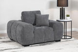 Octavia - Upholstered Track Arm Accent Chair