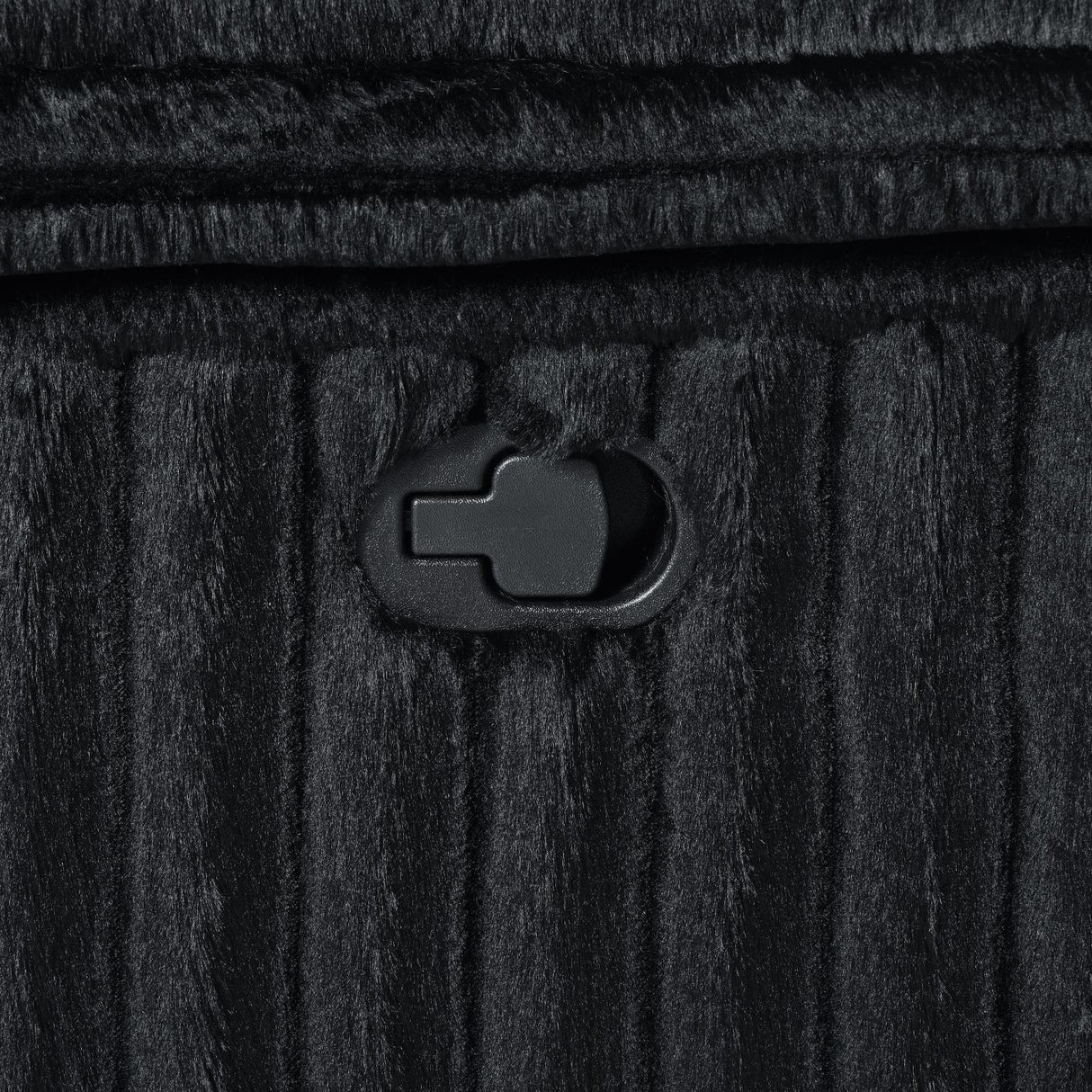 U112 - Corduroy Motion Sofa With Dropdown - Black