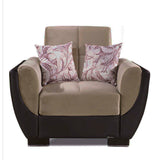 Ottomanson Armada Air - Upholstered Convertible Armchair With Storage