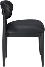 Riccio - Side Chair (Set of 2) - Black Frame