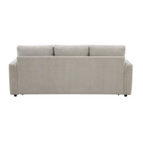 Leira - Sofa With Sleeper - Beige Linen