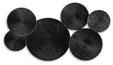 Rhetlen - Wall Decor - Black / Gold Finish
