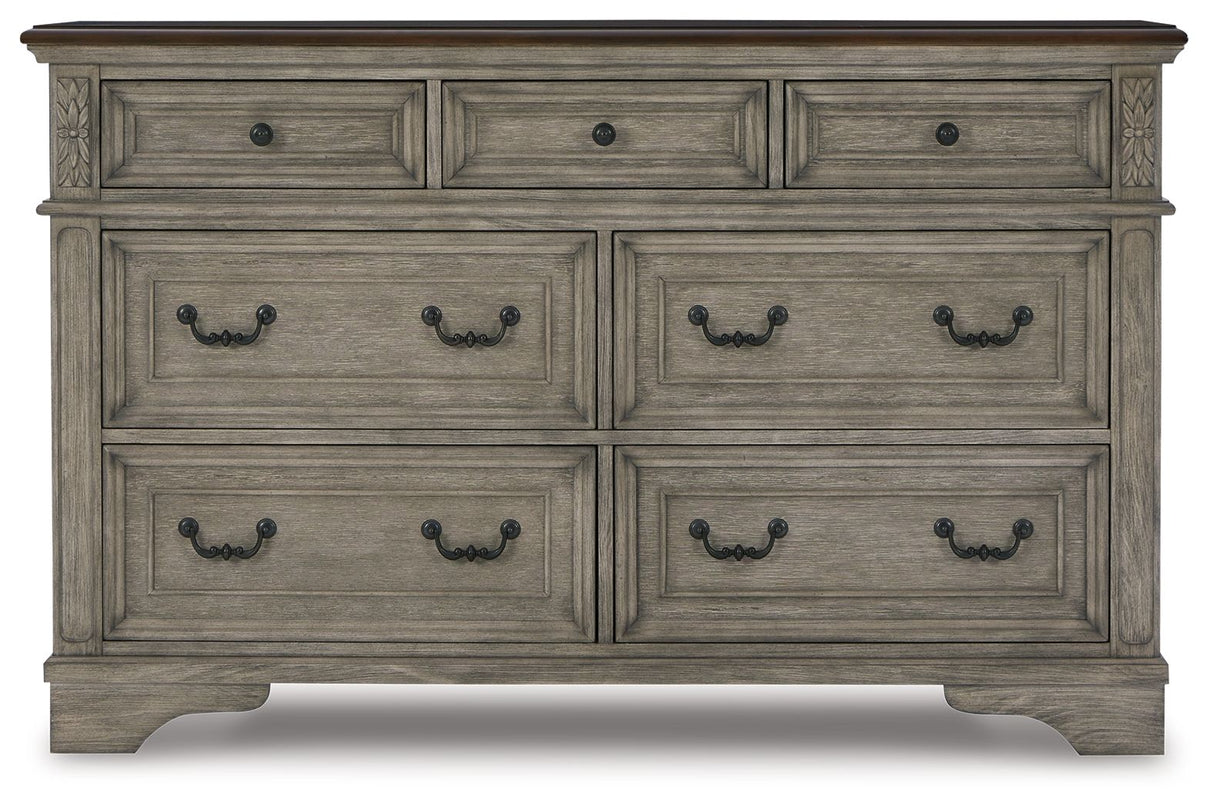 Lodenbay - Dresser - Antique Gray