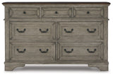 Lodenbay - Dresser - Antique Gray