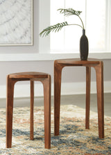Brynnleigh - Accent Table Set (Set of 2) - Medium Brown