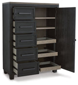 Foyland - Door Chest - Black / Brown