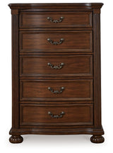 Lavinton - Brown - Five Drawer Chest