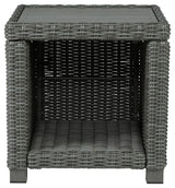 Elite Park - Square End Table - Gray