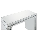 Nysa - Vanity Desk - Mirrored & Faux Crystals - 31"