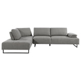 Arden - Upholstered Sectional Sofa With Adjustable Back - Taupe