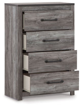 Bronyan - Dark Gray - Four Drawer Chest