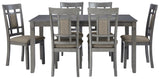 Jayemyer - Charcoal Gray - RECT DRM Table Set (Set of 7)