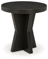 Galliden - Black - Round End Table