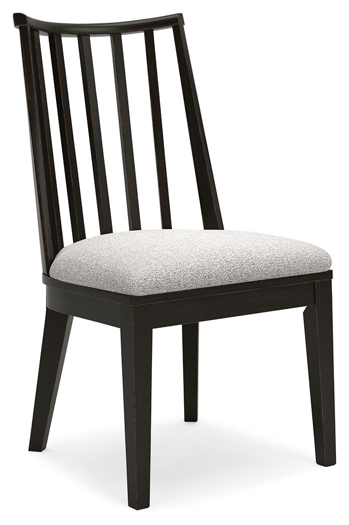Galliden - Dining Upholstered Side Chair (Set of 2) - Black