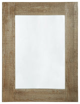 Waltleigh - Accent Mirror - Distressed Brown