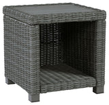 Elite Park - Square End Table - Gray