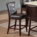 Britney - Counter Height Chair (Set of 2) - Dark Brown - 20"