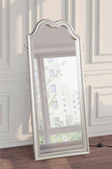 Evangeline - Full Length LED Floor Mirror - Silver Oak