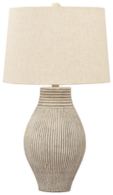 Layal - Paper Table Lamp  - Beige