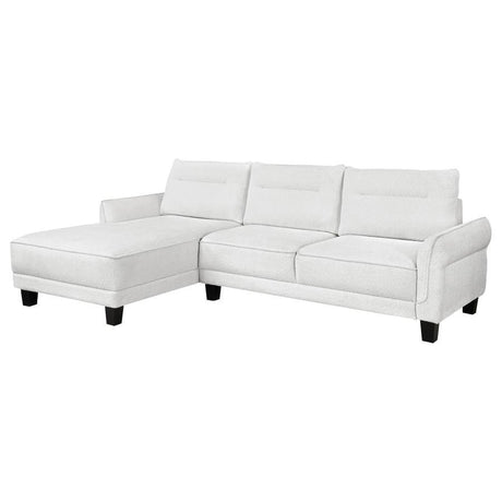 Caspian - Upholstered Curved Arms Sectional Sofa